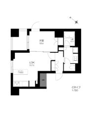 プライマル勝どきの間取り画像