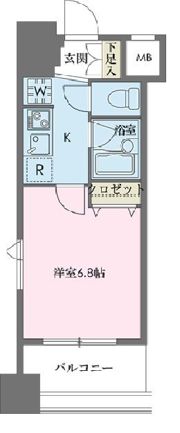 ドゥーエ新川の間取り画像