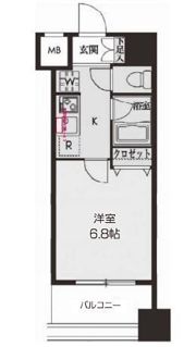ドゥーエ新川の間取り画像
