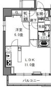 S-RESIDENCE新御徒町Westの間取り画像
