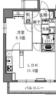 S-RESIDENCE新御徒町Westの間取り画像