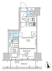 パークアクシス南青山七丁目の間取り画像