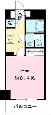 コーポ芝公園の間取り画像
