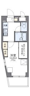 レオパレスユリパレス柏木の間取り画像