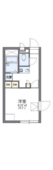 レオパレスベアートの間取り画像
