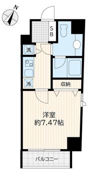 アリエルズ赤坂の間取り画像