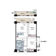 ラグゼナ東陽町の間取り画像