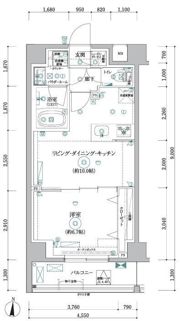RELUXIA 森下Ⅱの間取り画像