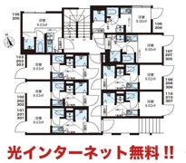 QUQURI北新宿の間取り画像