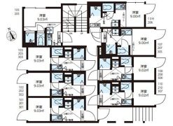 QUQURI北新宿の間取り画像