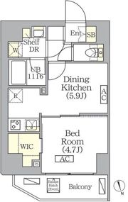 BRICK RESIDENCE 南青山の間取り画像