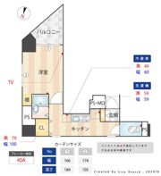 メインステージ東神田の間取り画像