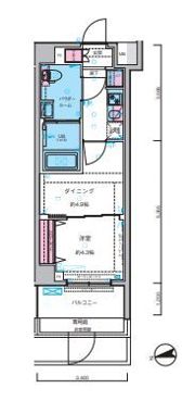 ガリシア中野新井薬師の間取り画像