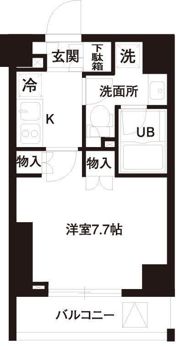 レジディア白金高輪の間取り画像
