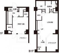 レジディア白金高輪の間取り画像