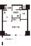 レジディア白金高輪の間取り画像