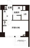 レジディア白金高輪の間取り画像