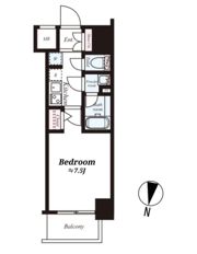 メイクスデザイン両国NORTHの間取り画像
