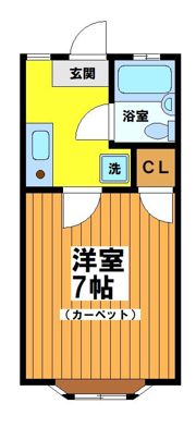 西垣アパートの間取り画像
