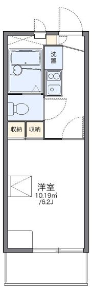 レオパレスクレールメゾンⅡの間取り画像