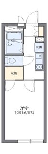 レオパレスクリムゾン矢口の間取り画像