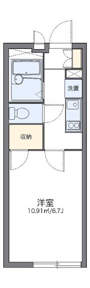 レオパレスクリムゾン矢口の間取り画像