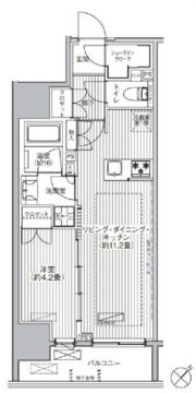 サンウッド東日本橋フラッツの間取り画像