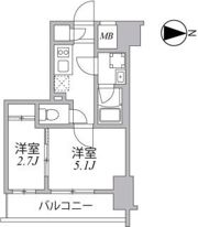 SYFORME住吉の間取り画像