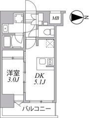 SYFORME住吉の間取り画像