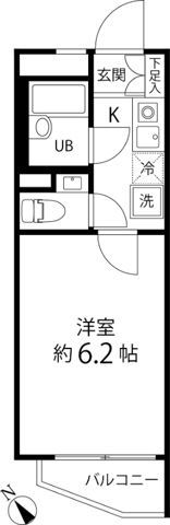 カルチェブラン恵比寿の間取り画像