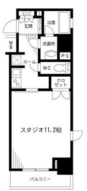 レジディア九段下の間取り画像