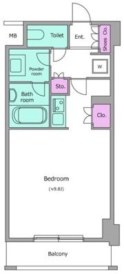 レジディア九段下の間取り画像