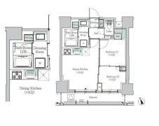 ONE ROOF RESIDENCE ASAKUSABASHIの間取り画像