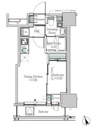 ONE ROOF RESIDENCE ASAKUSABASHIの間取り画像