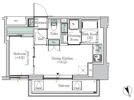 ONE ROOF RESIDENCE ASAKUSABASHIの間取り画像