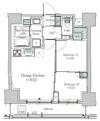ONE ROOF RESIDENCE ASAKUSABASHIの間取り画像