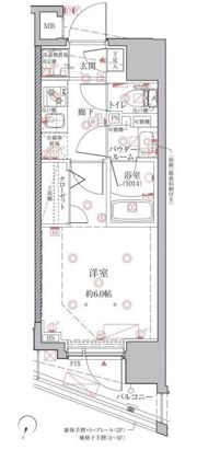 クレイシアIDZ千代田岩本町の間取り画像