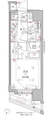 クレイシアIDZ千代田岩本町の間取り画像