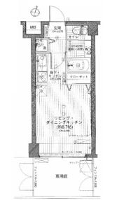 ラグジュアリーアパートメント森下の間取り画像