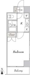フォレシティ秋葉原の間取り画像