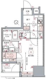 ドムス・スタイル銀座東の間取り画像
