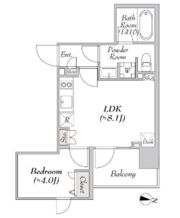 ミリアレジデンス両国Ⅱの間取り画像