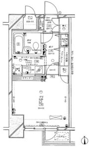 日神パレステージ西麻布の間取り画像