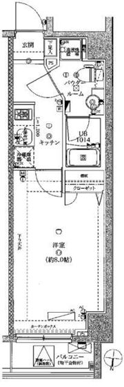 スパシエ グランス 練馬武蔵関の間取り画像