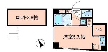 バーミープレイス上北沢Ⅱの間取り画像