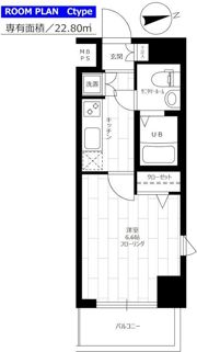 ステージファースト高輪Ⅱの間取り画像