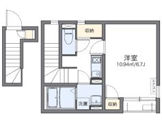 レオネクストエーリラフトリーの間取り画像