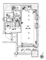 フォレシティ神田多町の間取り画像