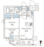 リテラス住吉の間取り画像