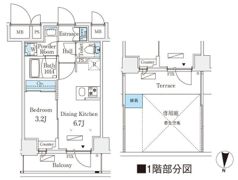 リテラス住吉の間取り画像
